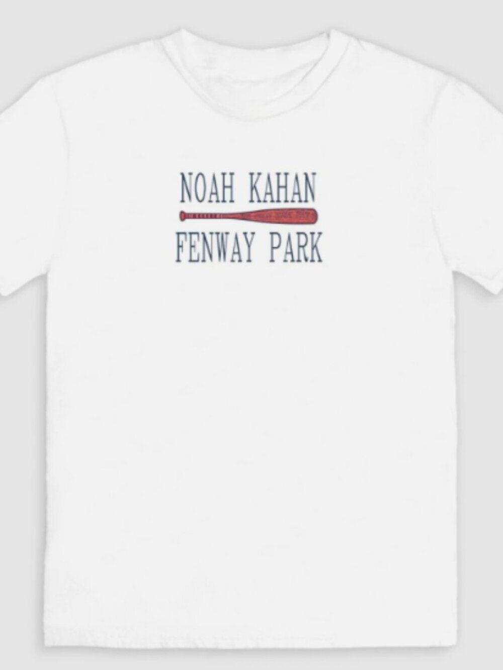 Noah Kahan Fenway Park Concert Graphic White T-Shirt